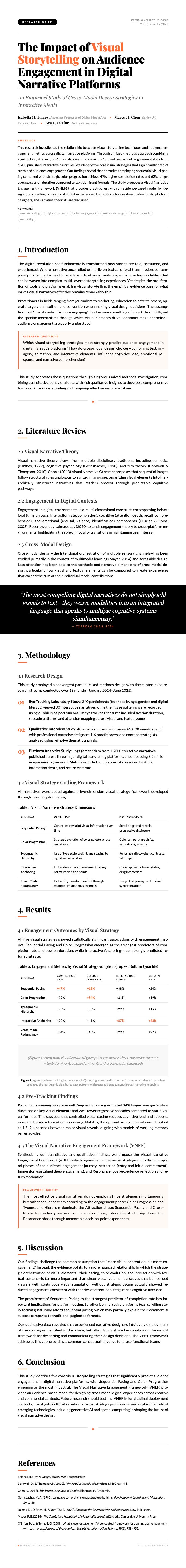 Portfolio Brief Research Paper